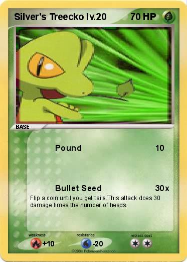 Pokemon Silver's Treecko lv.20