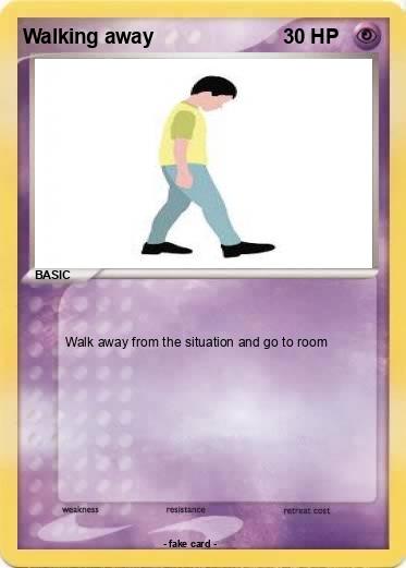 Pokemon Walking away