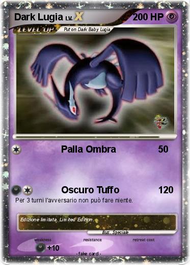 Pokemon Dark Lugia