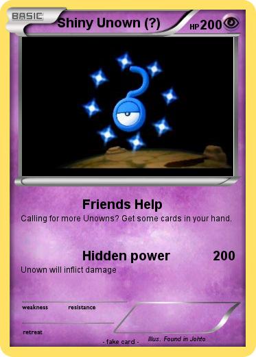 Pokemon Shiny Unown (?)