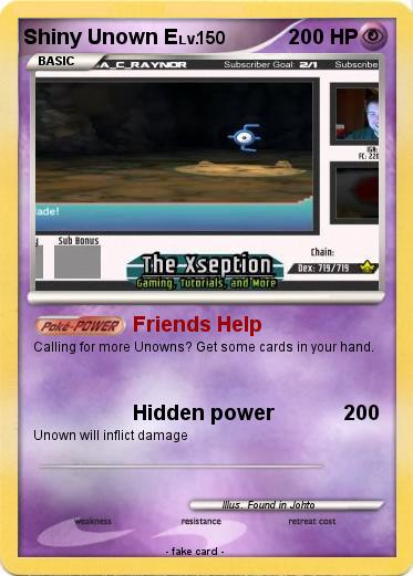 Pokemon Shiny Unown E