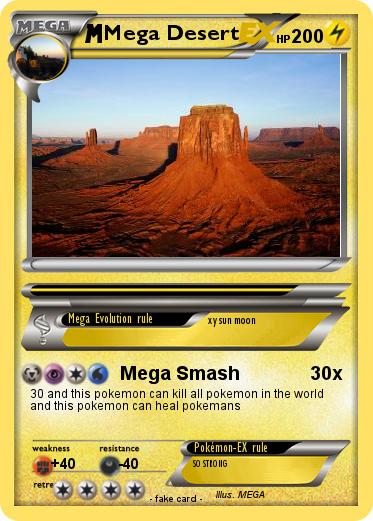 Pokemon Mega Desert