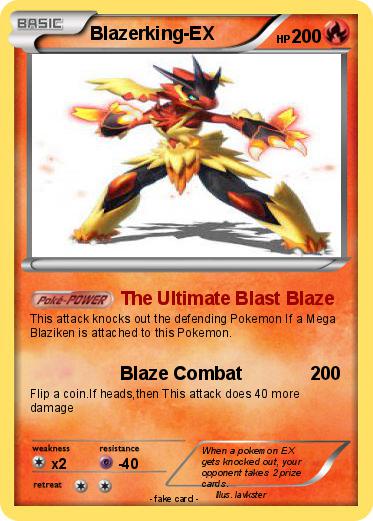 Pokemon Blazerking-EX