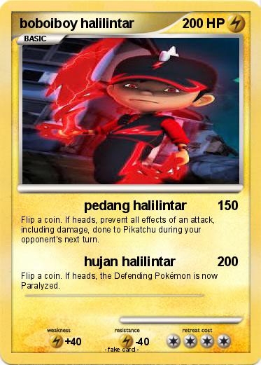 Pokemon boboiboy halilintar