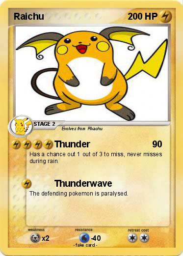 Pokemon Raichu