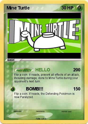 Pokemon Mine Turtle