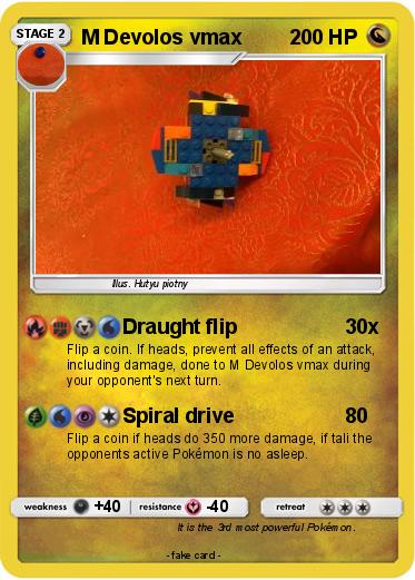 Pokemon M Devolos vmax