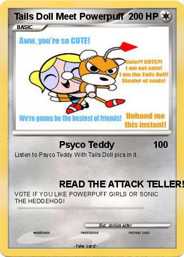 Pokemon Tails Doll Meet Powerpuff