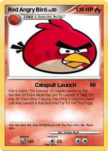 Pokemon Red Angry Bird
