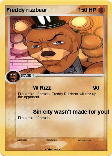 Pokemon Freddy rizzbear