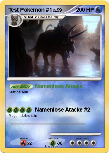 Pokemon Test Pokemon #1