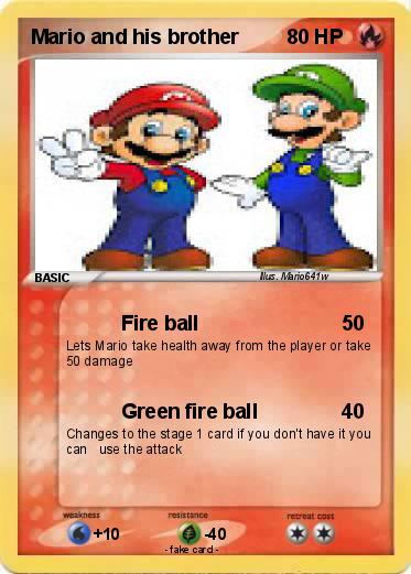 Pokemon Mario and his brother