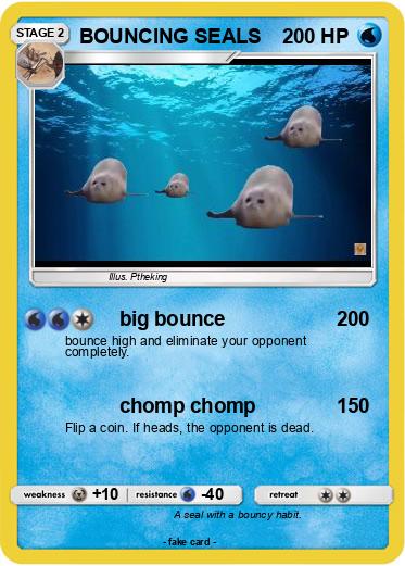 Pokemon BOUNCING SEALS