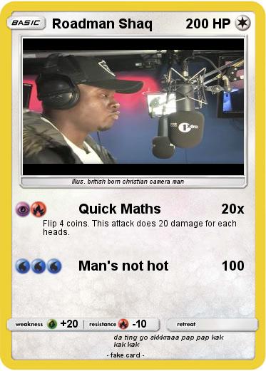 Pokemon Roadman Shaq