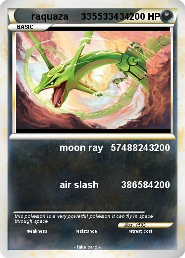 Pokemon raquaza     335533434
