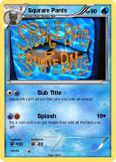 Pokemon Squrare Pants