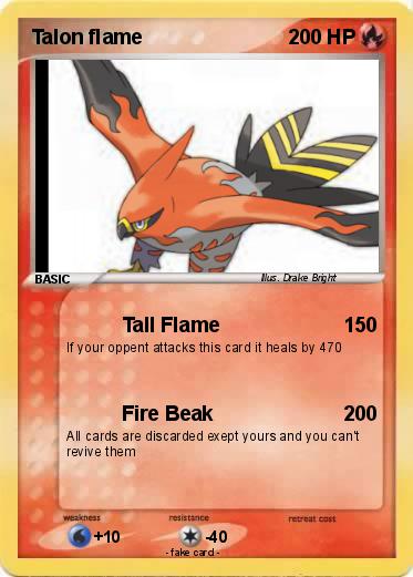 Pokemon Talon flame