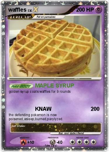 Pokemon waffles