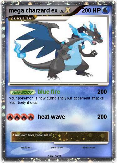 Pokemon mega charzard ex