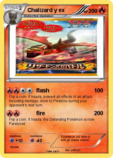 Pokemon Chalizard y ex