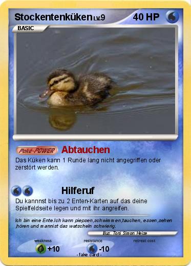 Pokemon Stockentenküken