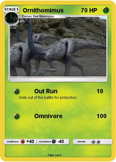 Pokemon Ornithomimus