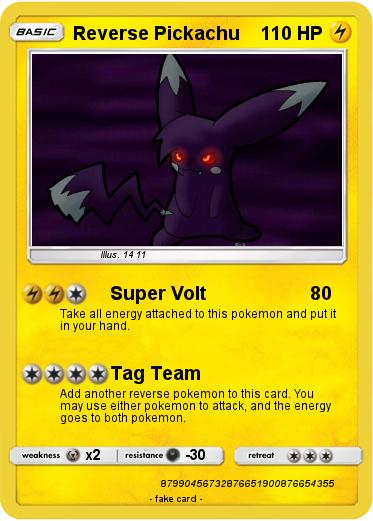 Pokemon Reverse Pickachu