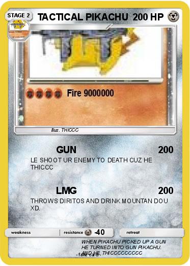Pokemon TACTICAL PIKACHU