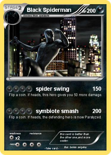 Pokemon Black Spiderman