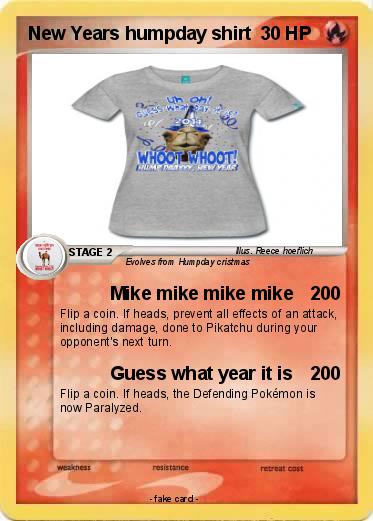 Pokemon New Years humpday shirt