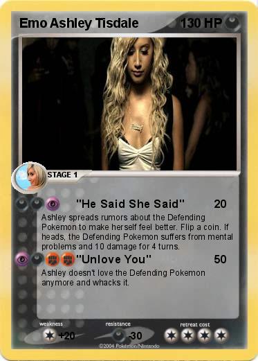 Pokemon Emo Ashley Tisdale