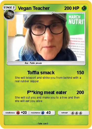 Pokemon Vegan Teacher