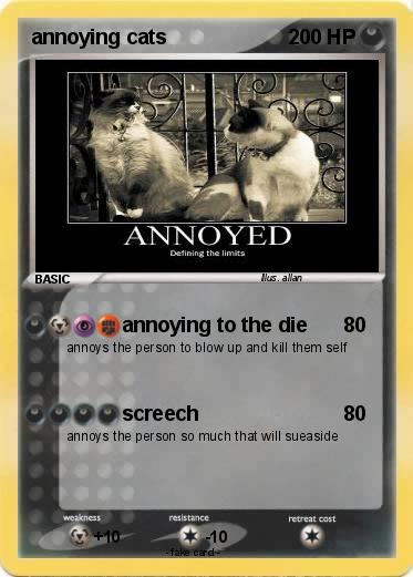 Pokemon annoying cats