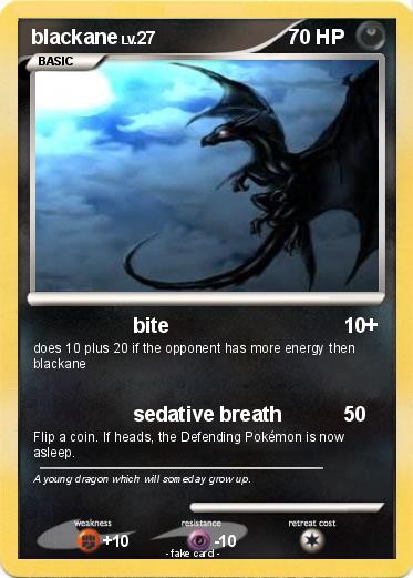 Pokemon blackane