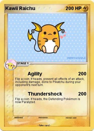 Pokemon Kawii Raichu