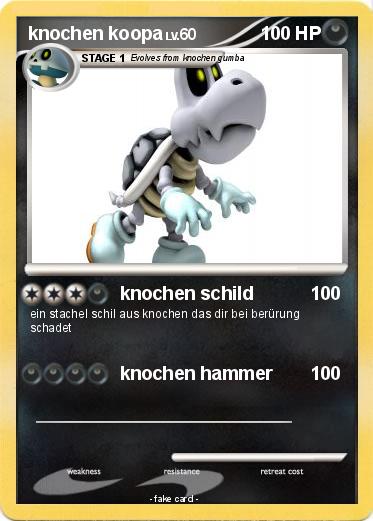 Pokemon knochen koopa