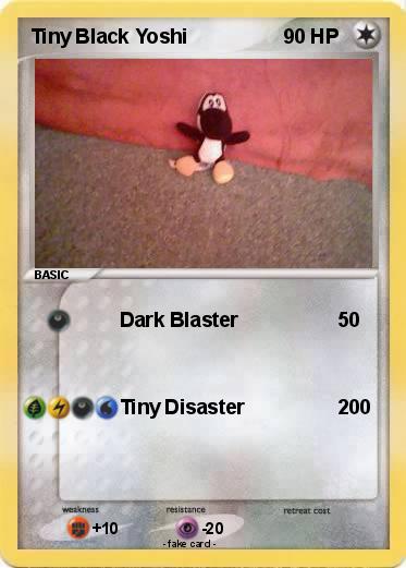 Pokemon Tiny Black Yoshi