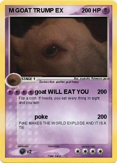 Pokemon M GOAT TRUMP EX
