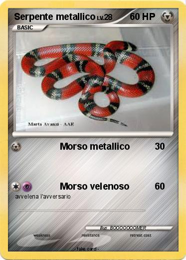 Pokemon Serpente metallico
