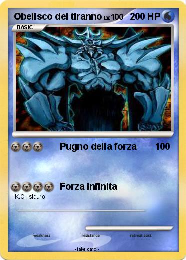 Pokemon Obelisco del tiranno