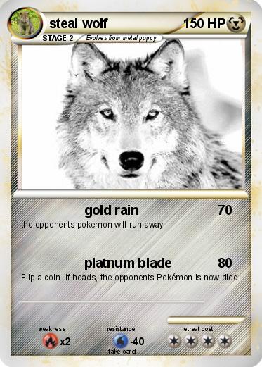 Pokemon steal wolf