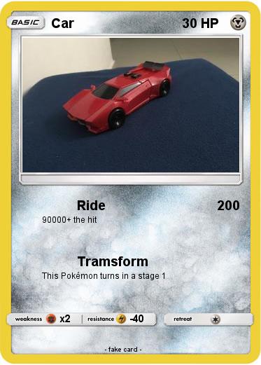 Pokemon Car