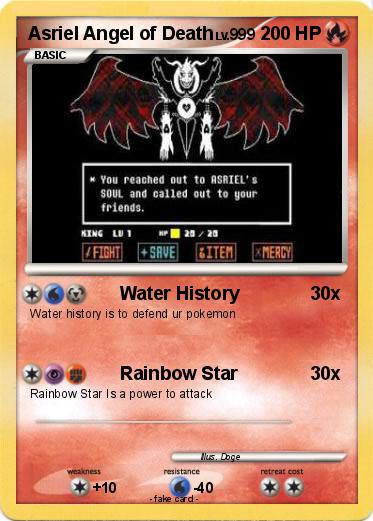 Pokemon Asriel Angel of Death