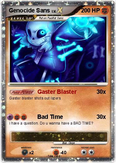 Pokemon Genocide Sans