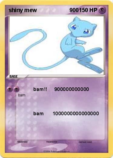 Pokemon shiny mew                     900