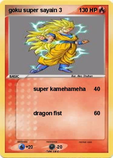Pokemon goku super sayain 3