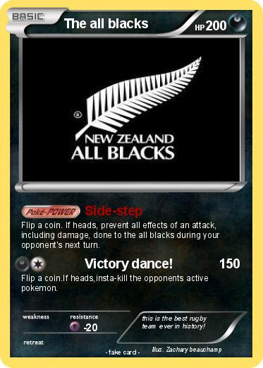 Pokemon The all blacks