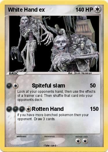 Pokemon White Hand ex