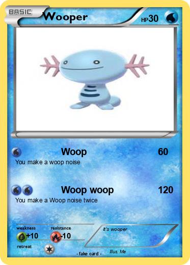 Pokemon Wooper