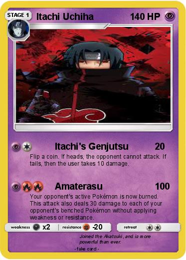 Pokemon Itachi Uchiha